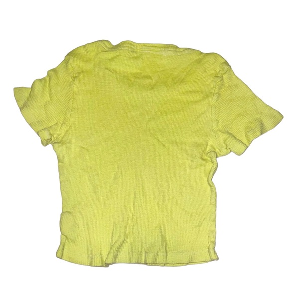 EMMA & SAM Baby Tee, Bright Yellow size S - Picture 2 of 3